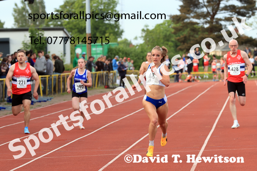 200 metres, 2026 NEGP 2, Monkton Stadium, Wednesday, May 27th. Photo: David T. Hewitson/Sports for All Pics